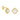18ct Gold Plated 925 Sterling Silver Mother Of Pearl Clover Stud Earrings