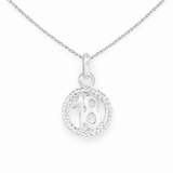 925 Sterling Silver 18th Birthday Necklace
