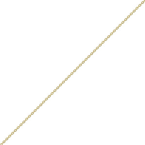 9ct Gold Diamond Cut Cable Chain