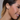 Urban Pizazz Model Wearing 9ct Gold Classic Cubic Zirconia Stud Earrings