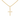 9ct Gold Cubic Zirconia Cross Pendant Necklace