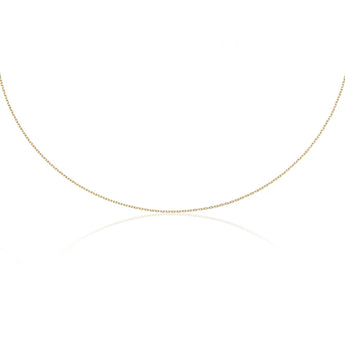 9ct Gold Micro Round Belcher Chain
