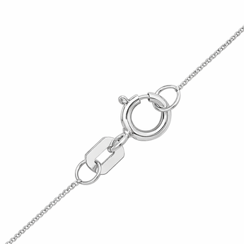 9ct White Gold Chain Necklace for Pendants
