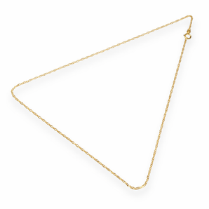 Ava 18ct Gold Plated Singapore Chain 1.2mm 925 Sterling Silver