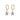 Amnesia Jewellery | Gold Plated Stainless Steel Bloom Huggie Hoops