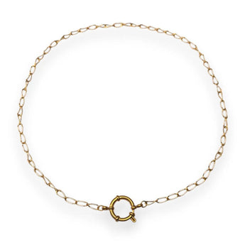 Amnesia Jewellery | Gold Plated Stainless Steel Chelsea Paperclip Chain Necklace. Our 20" Chelsea Twisted Paperclip Necklace is made from gold plated stainless steel with white enamel decoration and sailors clasp. Tarnish Free and Waterproof. Shop now for quality Jewellery/Jewelry!