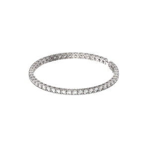 Silver Cubic Zirconia Tennis Bracelet