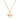 Clover Shaped Gold Plated Pendant Necklace, 925 Sterling Silver