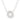 Silver Cubic Zirconia Flower Necklace