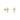 9ct Gold Classic Cubic Zirconia Cross Stud Earrings