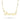 Personalised Cursive Name Paperclip Chain Necklace in Silver or Gold