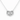Dainty Sterling Silver Infinity Heart Necklace