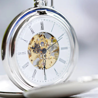 Own Handwriting Dual Opening Pocket Watch