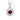 January Birthstone - Garnet Cubic Zirconia Sterling Silver Infinity Pendant Necklace
