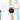 Ladies Handwriting Engraved Blanc Watch - Light Blue Strap