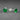 May Birthstone - Emerald CZ Silver Stud Earrings
