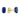 Midnight Oval Studs Earrings