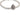 Sterling Silver Fox Charm with Orange CZ