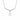 Pearl Drop and Cubic Zirconia Sterling Silver Bar Necklace