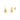 14ct Gold Plated Rain Drop Earrings, 925 Sterling Silver