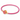 Rose Pink Clover Leaf Charm Bracelet