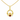9ct Gold Ruby Cubic Zirconia Claddagh Pendant Necklace