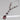 925 Sterling Silver Ruby Cubic Zirconia Y Drop Necklace