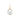 9ct Gold Cubic Zirconia Oval Pendant Necklace