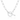 925 Sterling Silver T-Bar Paperclip Chain with Cubic Zirconia Details