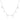 Personalised Spaced Letter Necklace in Silver or Gold Plated
