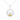Sterling Silver November Birthstone Claddagh Pendant Necklace with Yellow Topaz Cubci Zirconia heart detail