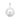 Sterling Silver April Birthstone Claddagh Pendant Necklace with Diamond Clear Cubic Zirconia Heart