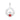 925 Sterling Silver Claddagh January CZ Birthstone Pendant for silver Necklaces