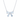925 Sterling Silver Cubic Zirconia Bow Necklace