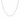 925 Sterling Silver Cubic Zirconia Paperclip Chain Necklace