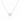 925 Sterling Silver Elegant Cubic Zirconia Heart Necklace