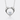 925 Sterling Silver Mother and Daughter Heart Necklace with Cubic Zirconia Detail
