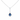 Opulent Sapphire CZ Pendant Necklace