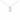 925 Sterling Silver Pearl Drop and Cubic Zirconia Pendant Necklace on Fine Silver Curb Chain