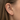 Urban Pizazz Model Wearing 9ct Solid Gold 4mm Simple Ball Stud Earrings