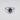 925 Sterling Silver Sapphire CZ Flower Cluster Ring