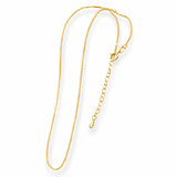 18ct Gold Plated Sterling Silver Freya 1mm Wheat Chain