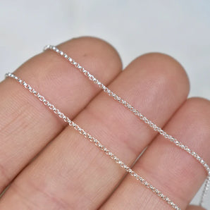 1mm 925 Sterling Silver Belcher Chain