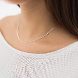 1mm 925 Sterling Silver Curb Chain