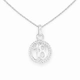 925 Sterling Silver 18th Birthday Necklace