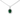 925 Sterling Silver Emerald CZ Flower Cluster Pendant Necklace On Sterling Silver Curb Chain