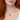 Urban Pizazz Model Wearing 925 Sterling Silver Emerald CZ Halo Drop Pendant Necklace