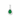 925 Sterling Silver Emerald CZ Teardrop Pendant for Necklaces