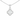 925 Sterling Silver Mother Of Pearl Clover Pendant Necklace on Fine Silver Curb Chain