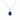 925 Sterling Silver Oblong Halo Sapphire CZ Pendant Necklace